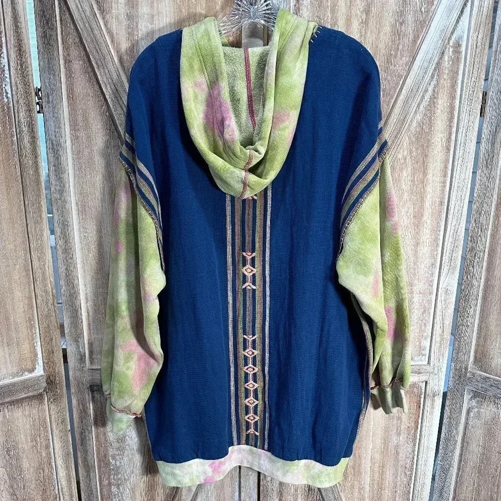 Free People We The Free Long Weekend Knit Mixed Hoodie